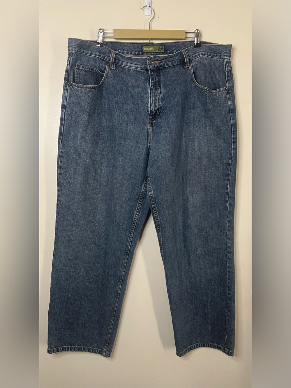 Anchor Blue Original Fit Straight Leg Jeans Size 42x32